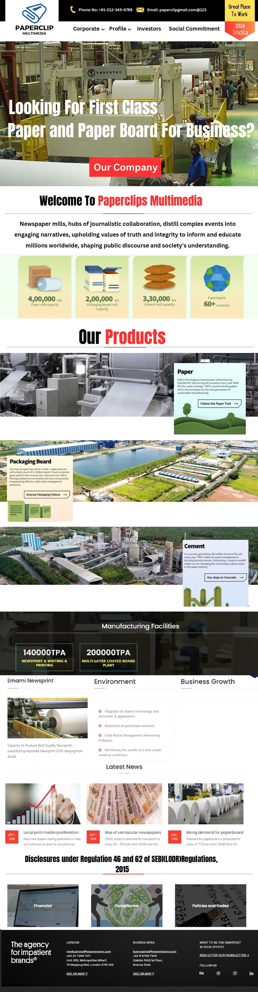 Looking project portfolio screenshot